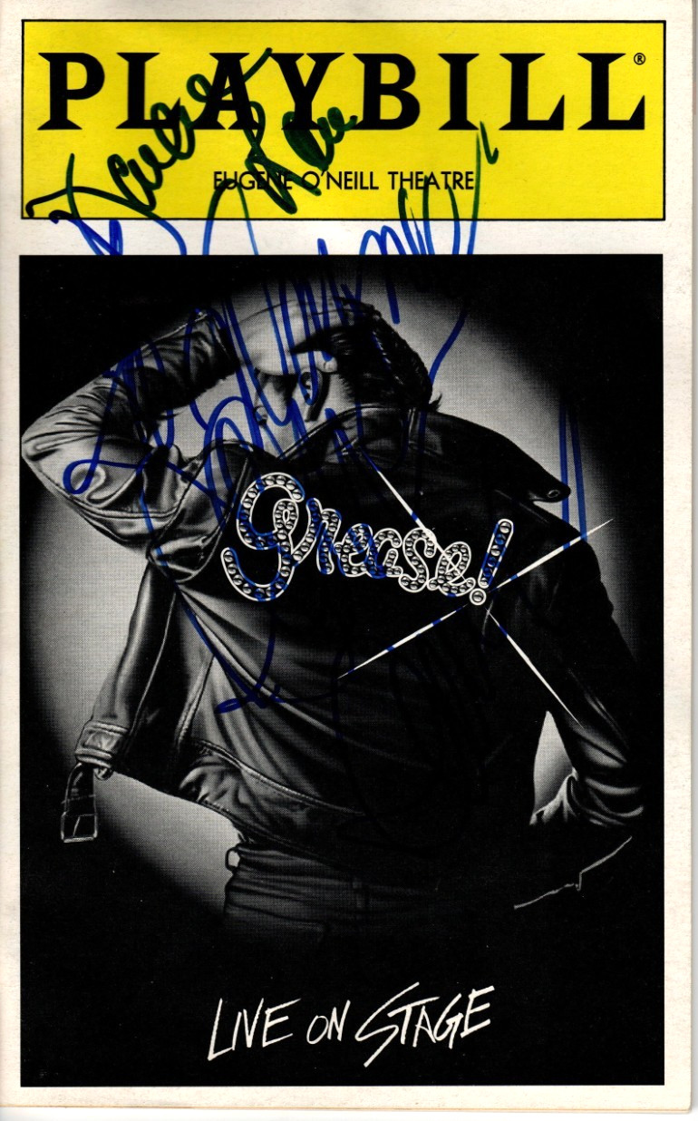Darlene Love Dominique Dawes REAL hand SIGNED Grease Live on Stage Playbill COA