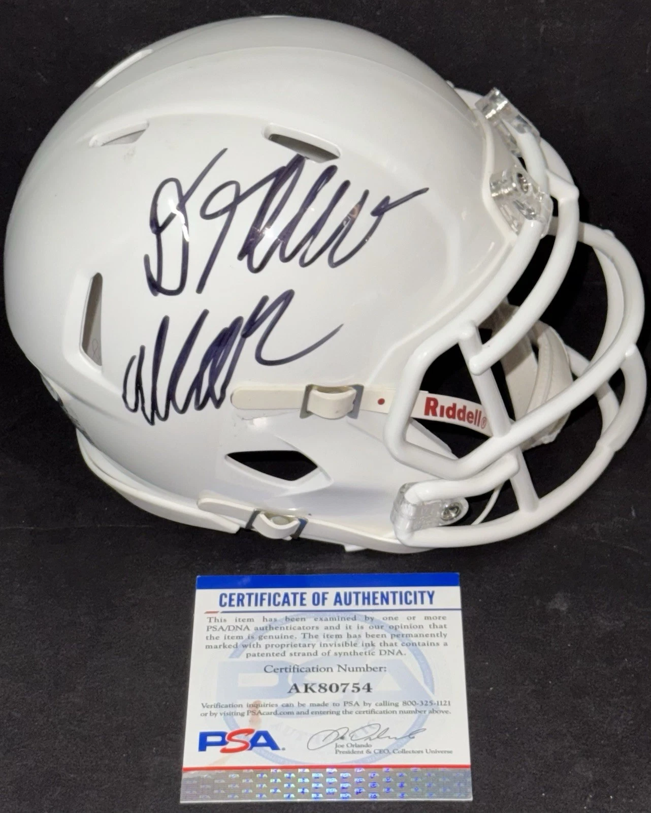 Drew Allar Signed Autographed Penn State Nittany Lions Mini Helmet PSA/DNA
