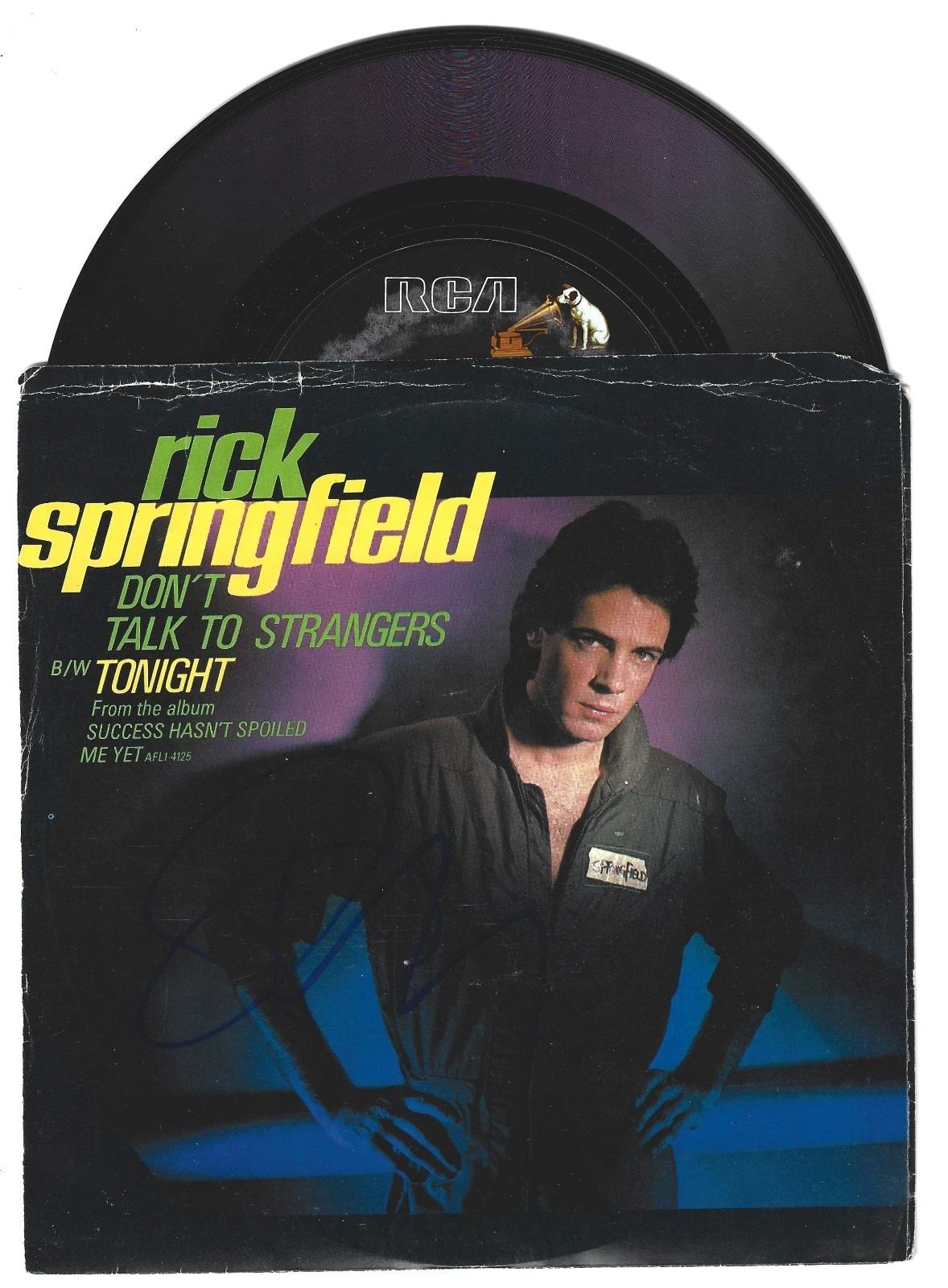 Rick Springfield SIGNED 7