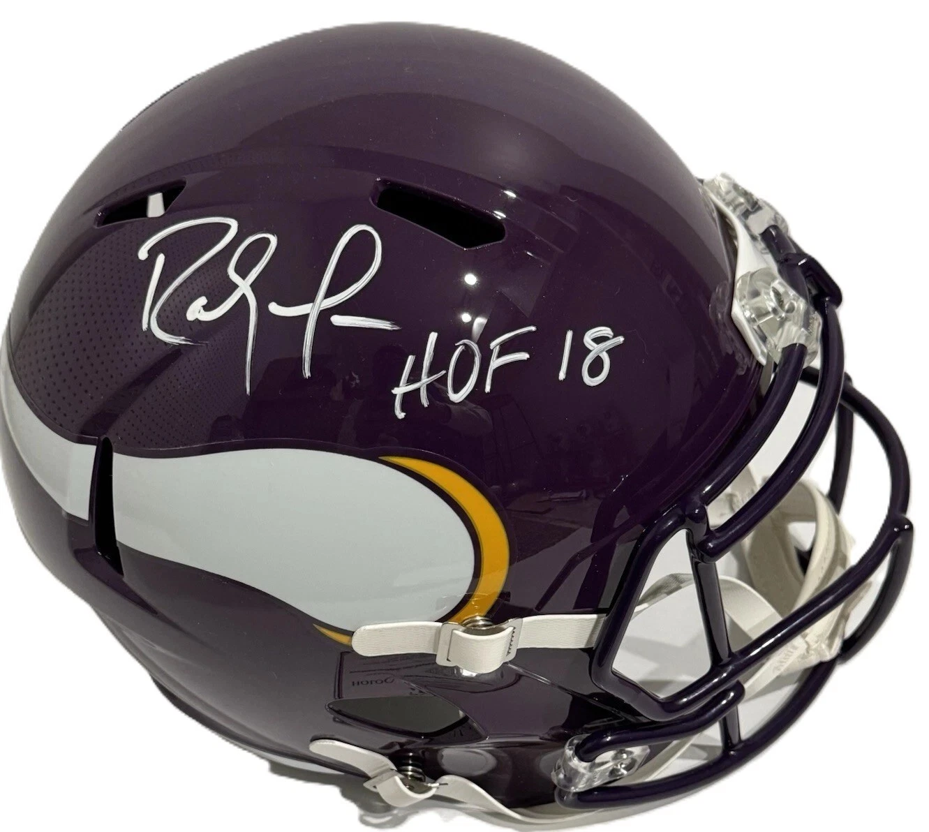 Randy Moss Signed HOF 18 Full Size Vikings Speed Rep Helmet Fanatics