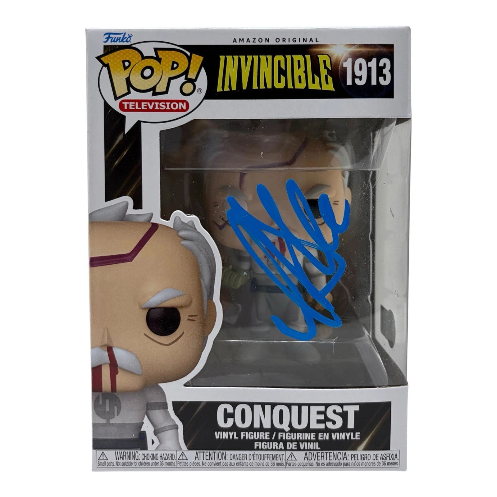 Jeffrey Dean Morgan Invincible Signed Autograph Conquest Funko Pop #1913 Beckett