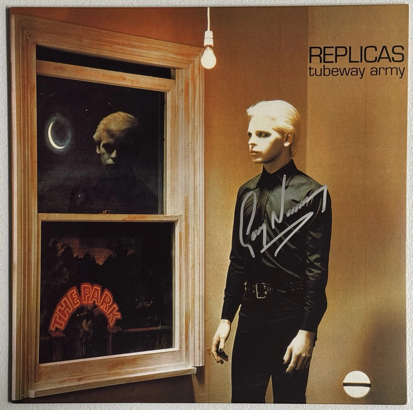 Gary Numan Signed Autographed Replicas Tubeway Army Vinyl LP PSA/DNA COA