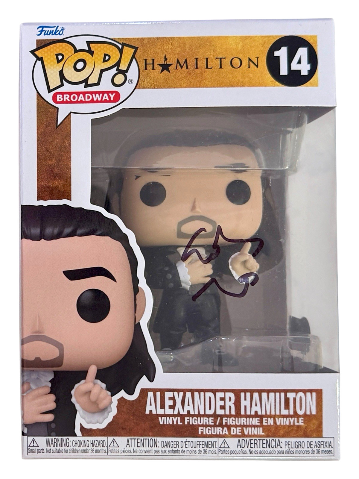 Lin-Manuel Miranda 'Hamilton' Signed Funko Pop Broadway 14 Autograph Beckett COA