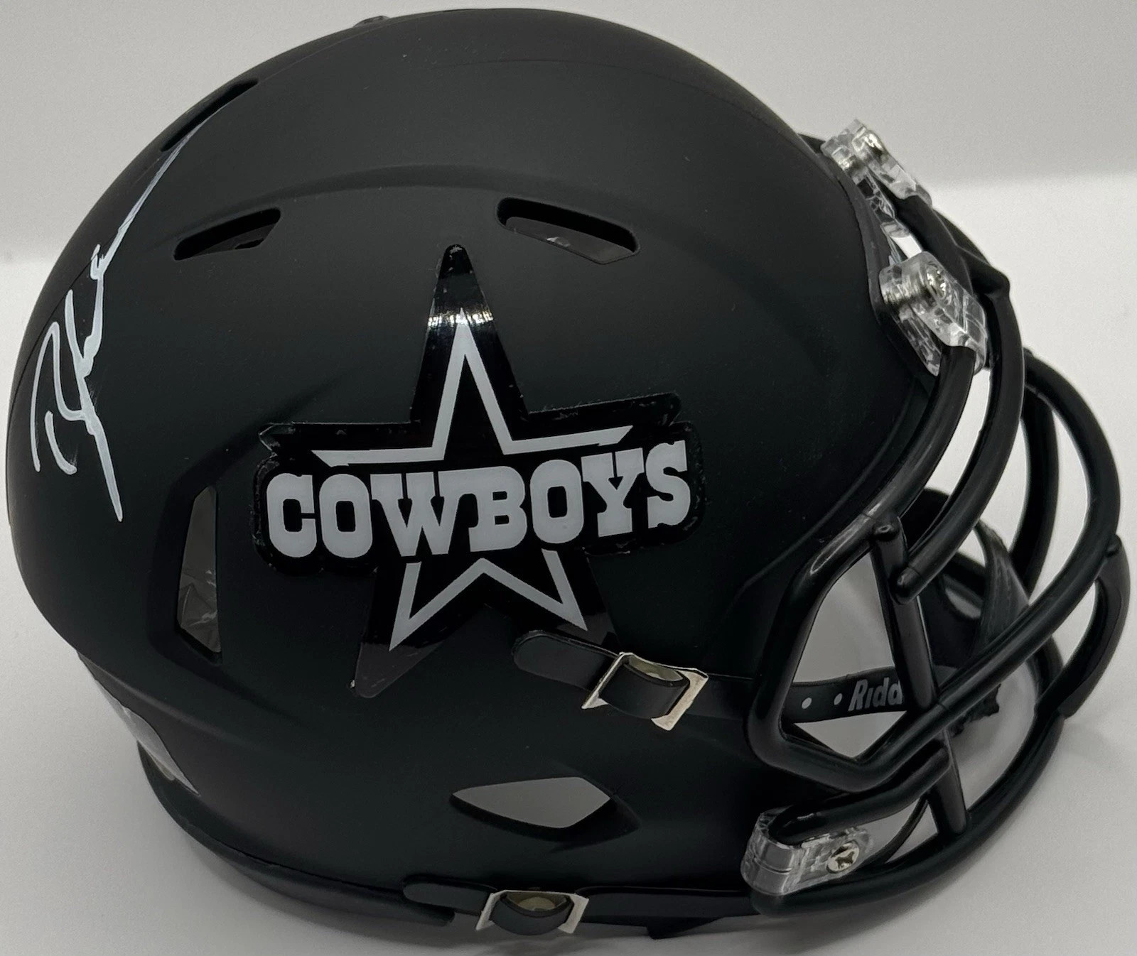 Brian Schottenheimer Signed Autographed Dallas Cowboys Mini Helmet PSA/DNA Read