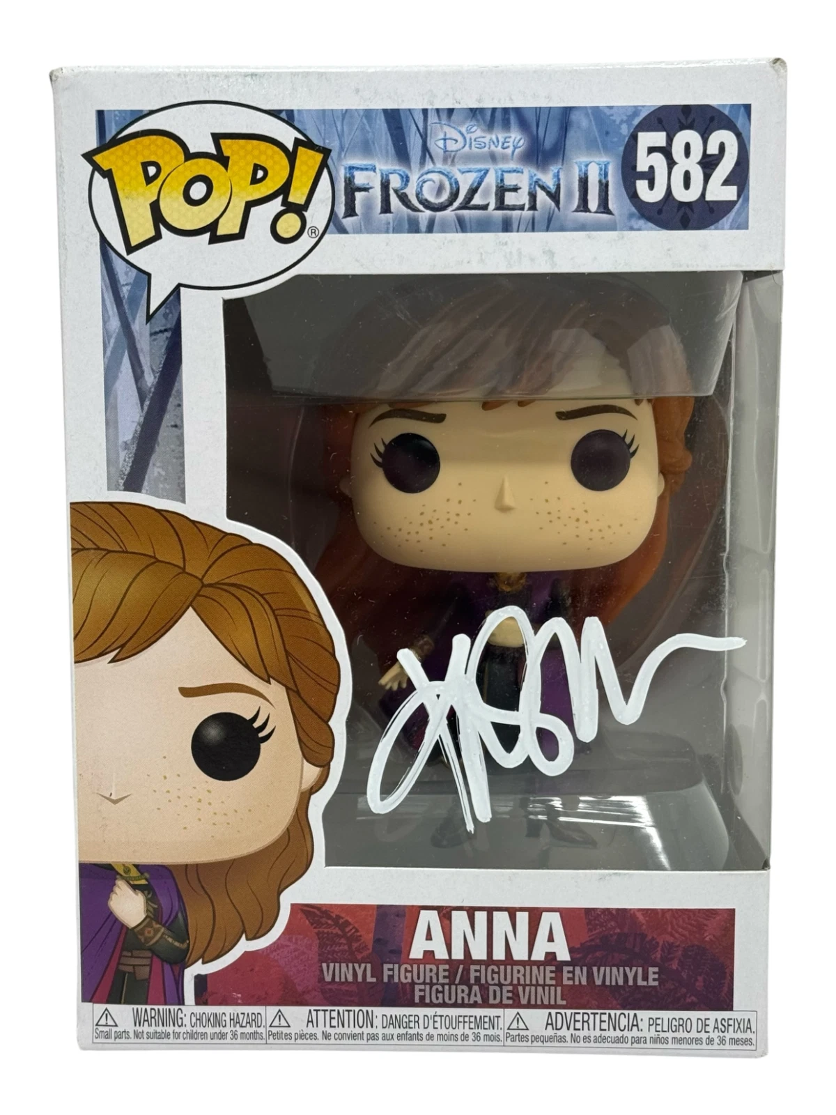 KRISTEN BELL SIGNED FROZEN II ANNA FUNKO POP #582 DISNEY AUTOGRAPH JSA COA COLLECTIBLE MEMORABILIA