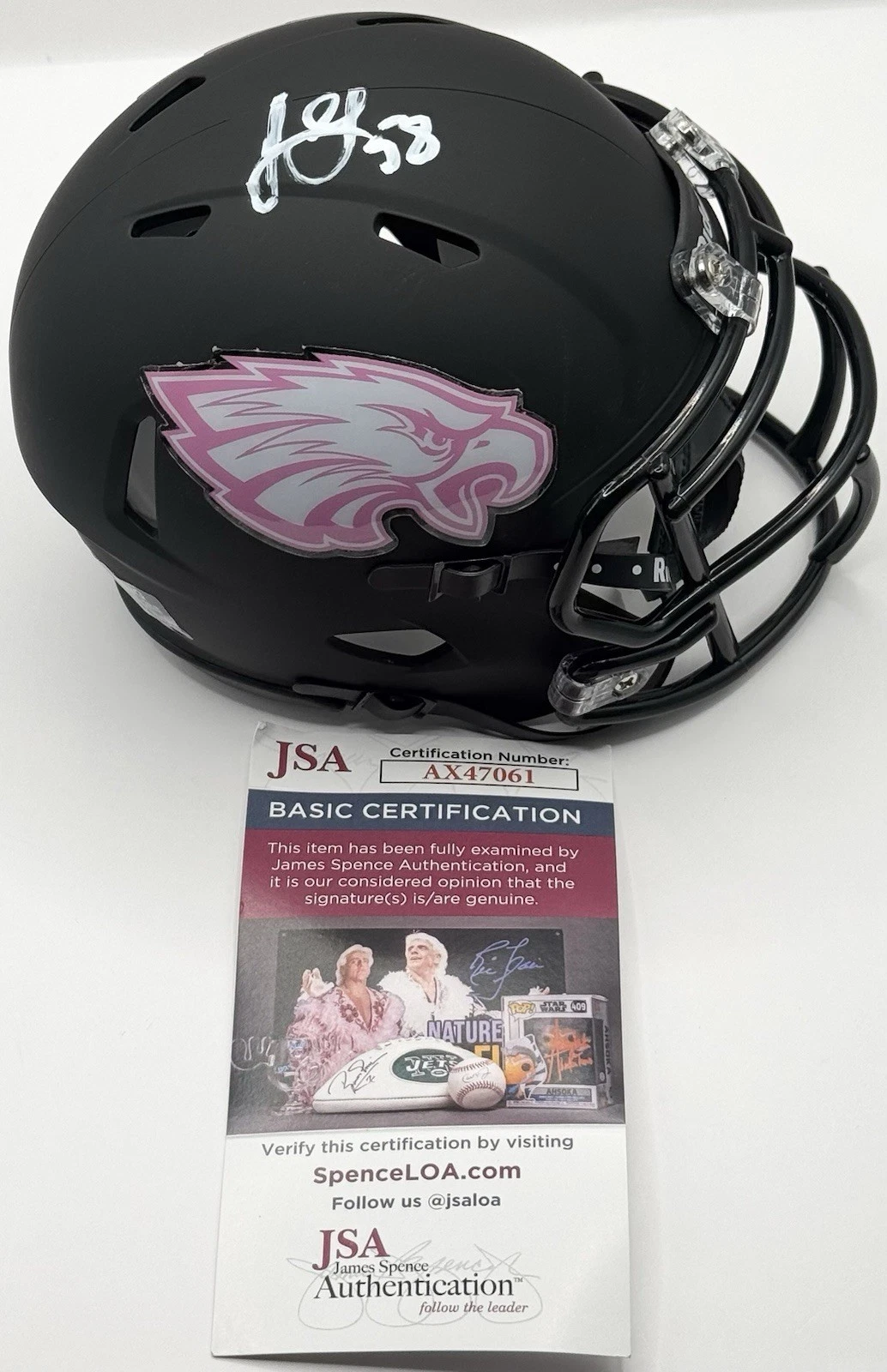 Jonathan Greenard Signed Autographed Philadelphia Eagles Mini Helmet JSA COA