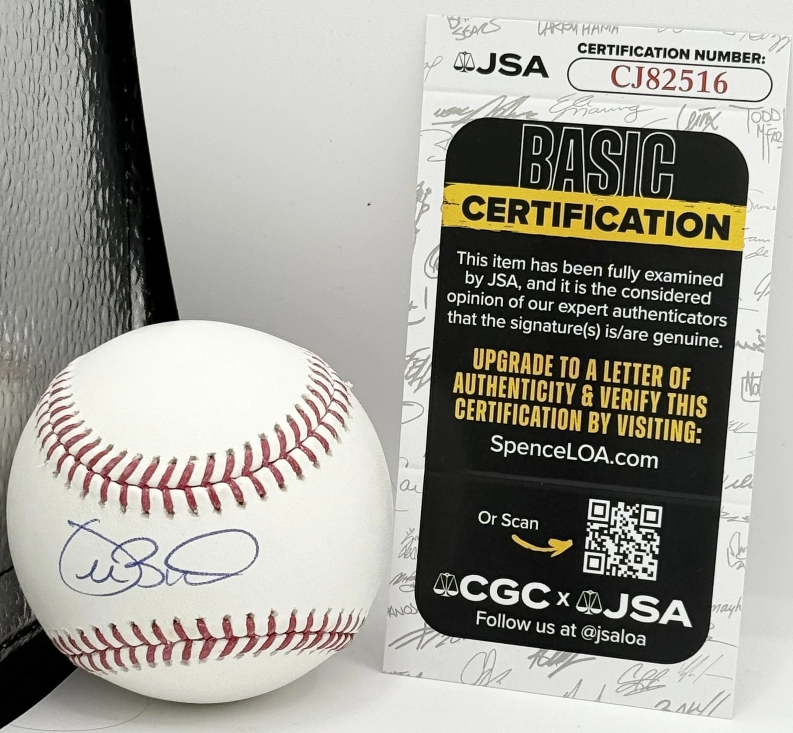 Joe Buck Broadcaster signed Official MLB Baseball Ball autographed JSA COA