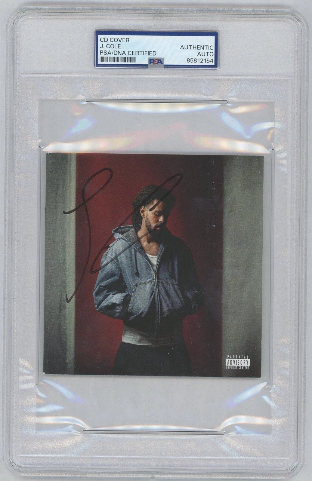 J. Cole Signed Autographed 2026 The Fall-Off CD Cover PSA/DNA ENCAPSULATED AUTO