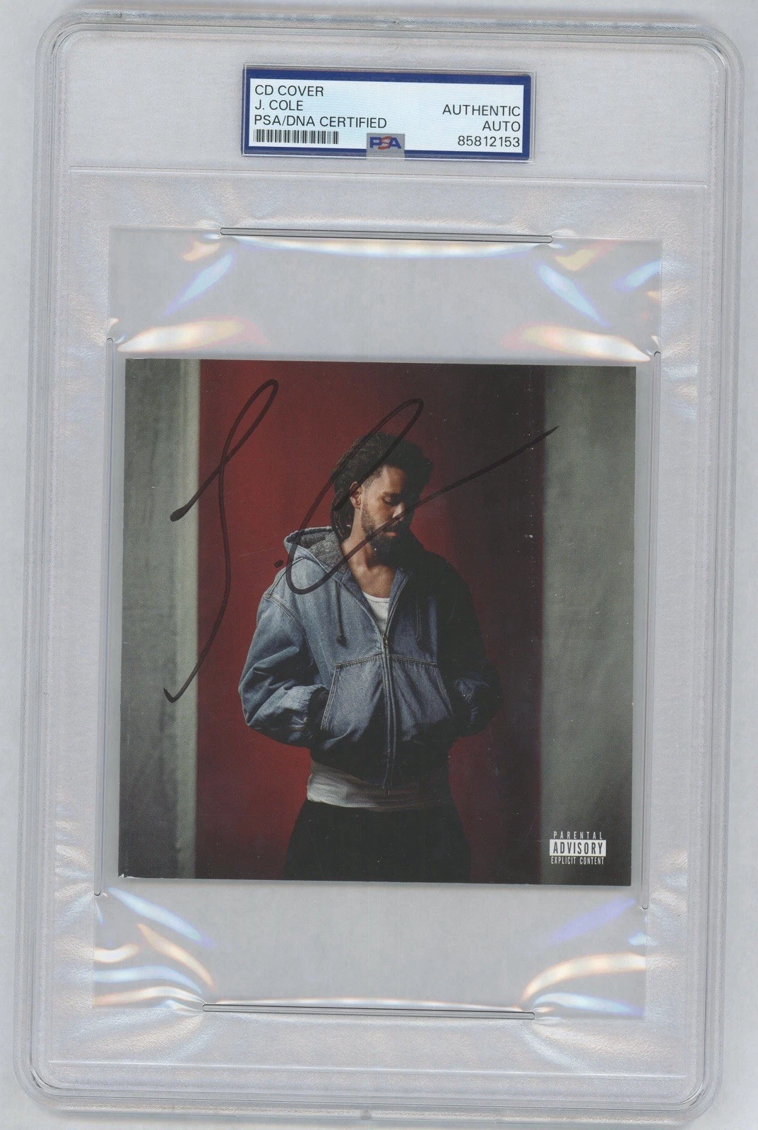 J. Cole Signed Autographed 2026 The Fall-Off CD Cover PSA/DNA ENCAPSULATED AUTO