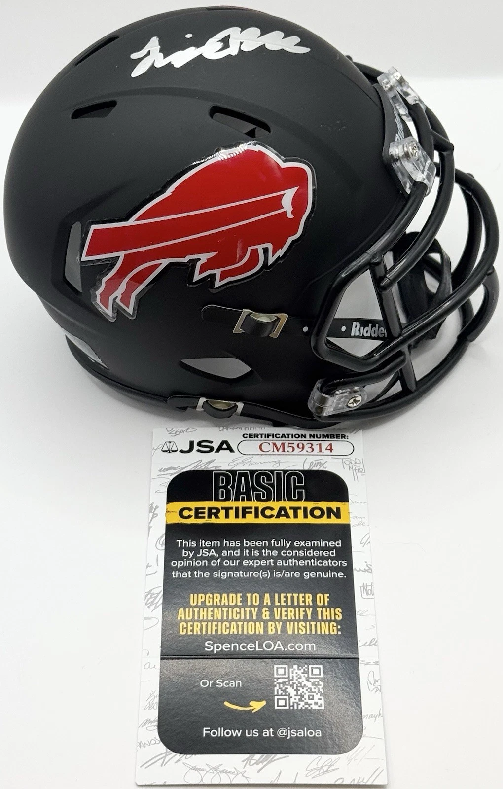 Skyler Bell Signed Autographed Buffalo Bills Mini Helmet JSA COA