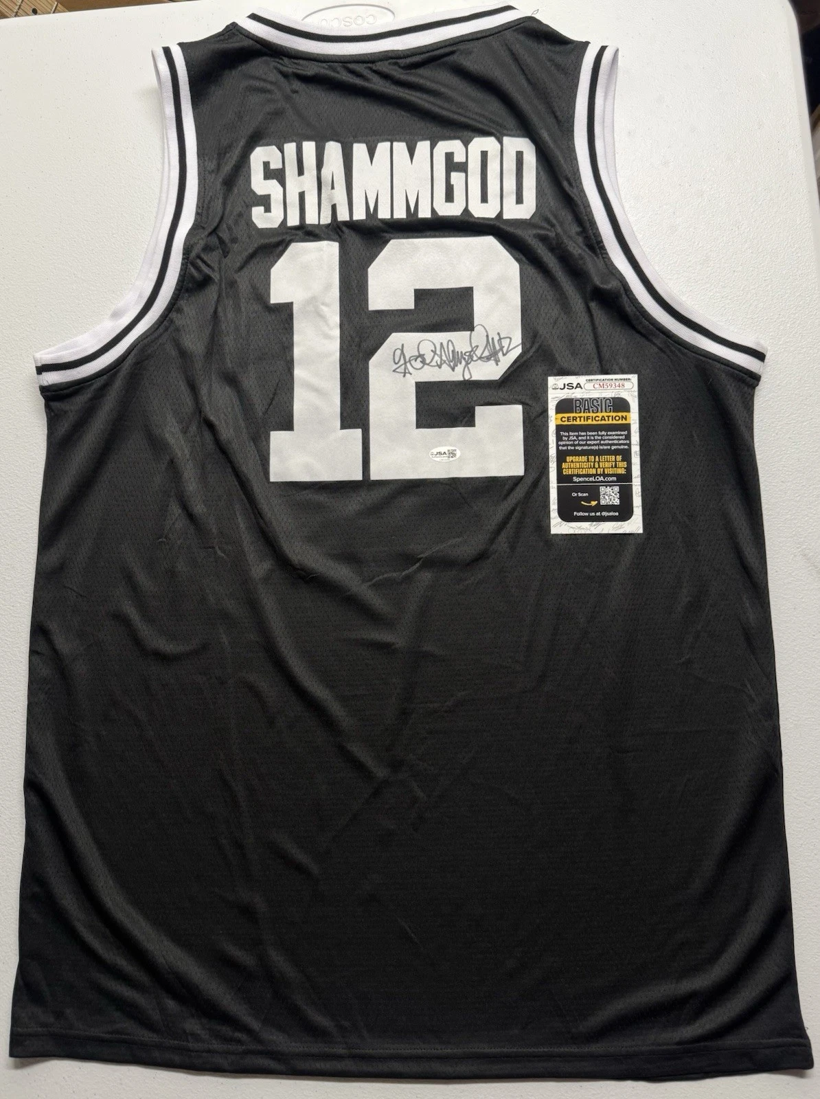 God Shammgod Signed Autographed Providence Friars Basketball Jersey JSA COA