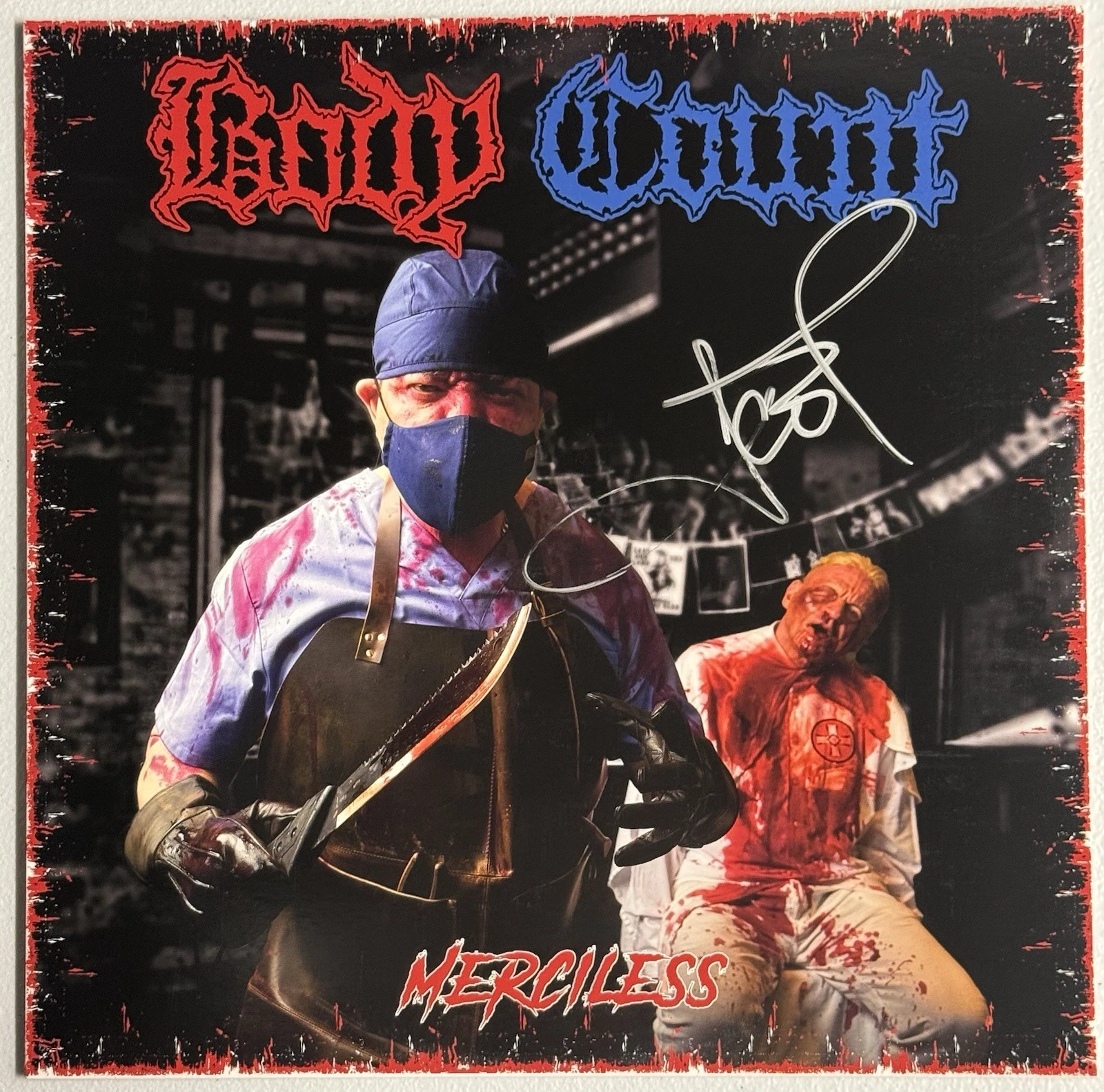 ICE-T BODY COUNT HAND SIGNED AUTOGRAPHED 