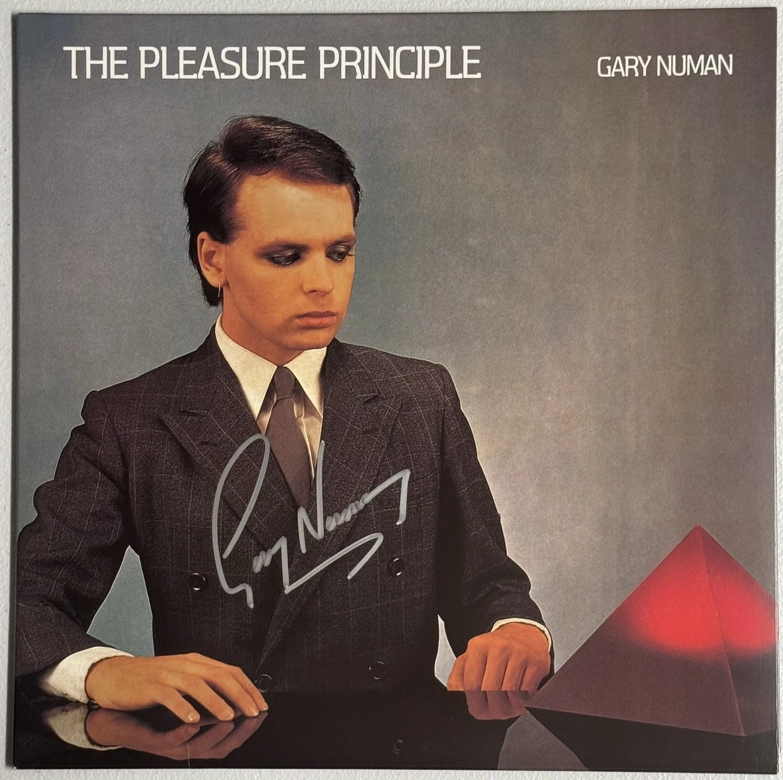 Gary Numan Signed Autographed The Pleasure Principle Vinyl LP PSA/DNA COA