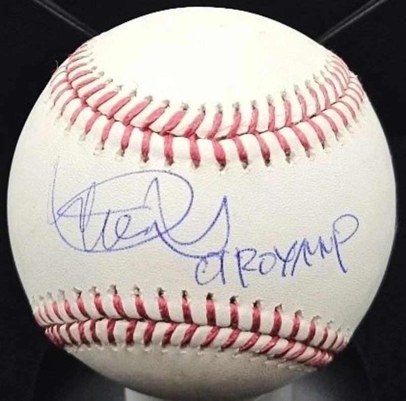 Ichiro Suzuki Signed AL ROY MVP OML Baseball Fanatics MLB Auth