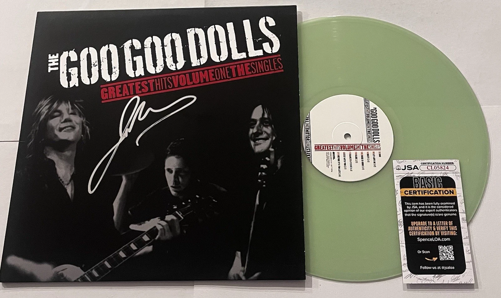 JOHN RZEZNIK SIGNED THE GOO GOO DOLLS GREATEST HITS LP VINYL RECORD ALBUM JSA