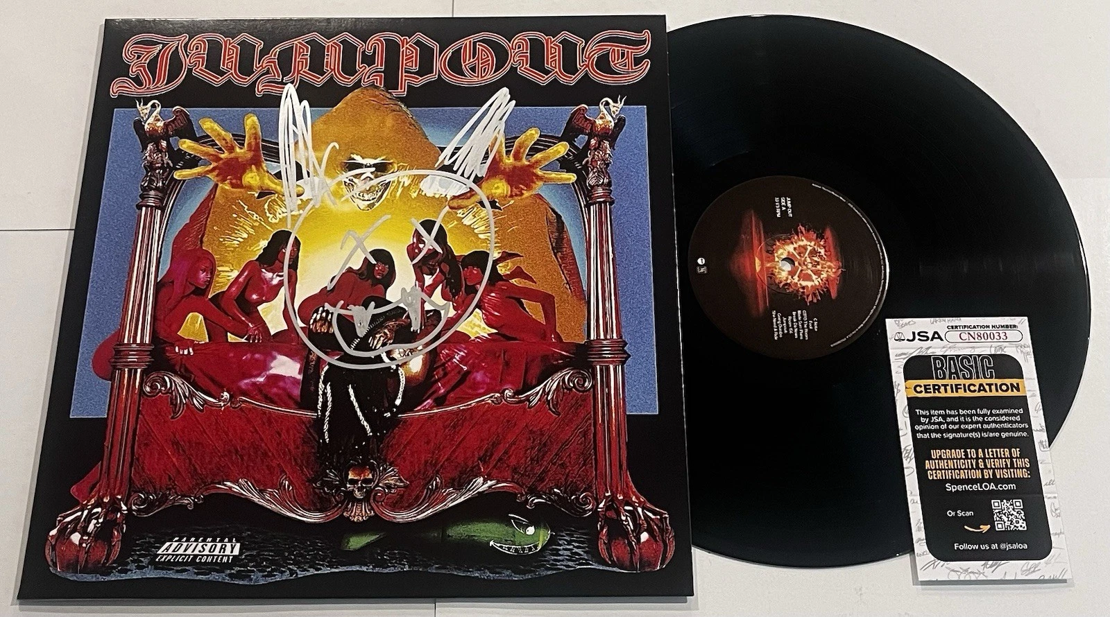 OSAMASON SIGNED JUMP OUT LP VINYL RECORD ALBUM JSA COA