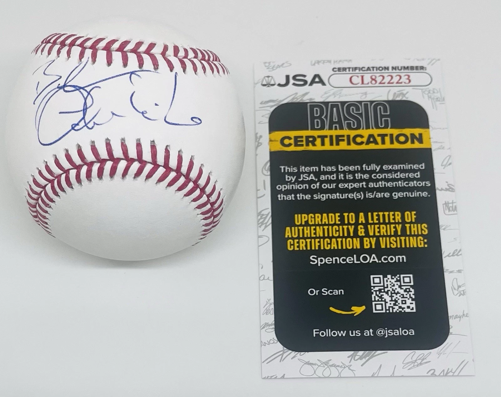BOB ODENKIRK SIGNED RAWLINGS MAJOR LEAGUE BASEBALL BREAKING BAD JSA COA