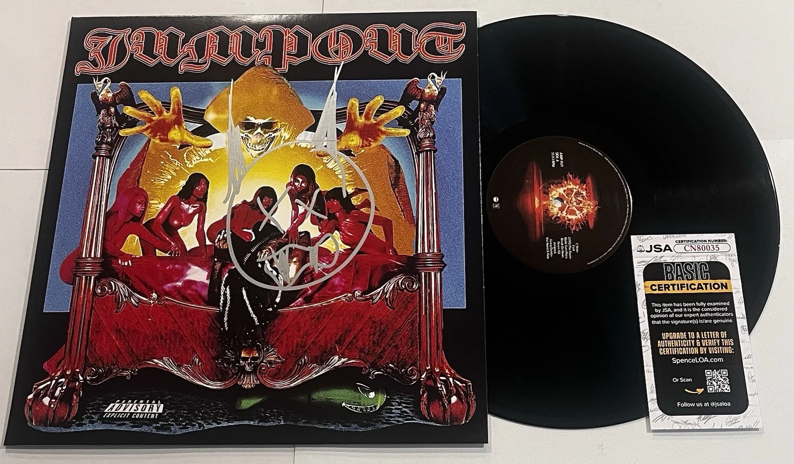 OSAMASON SIGNED JUMP OUT LP VINYL RECORD ALBUM JSA COA
