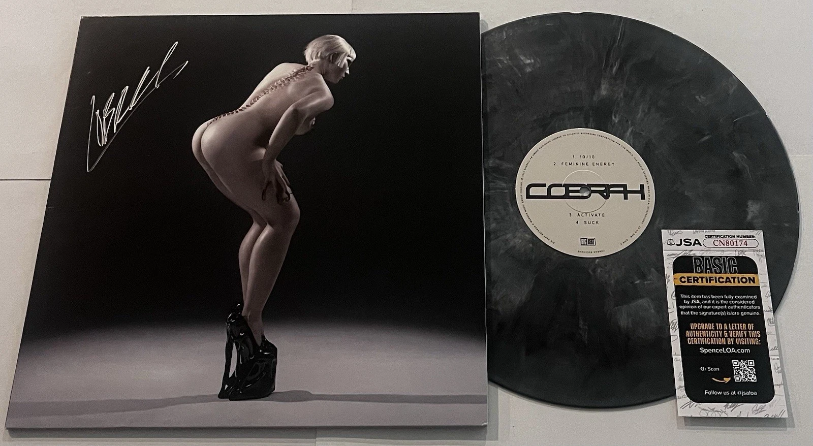 COBRAH SIGNED SUCCUBUS LP VINYL RECORD ALBUM JSA COA