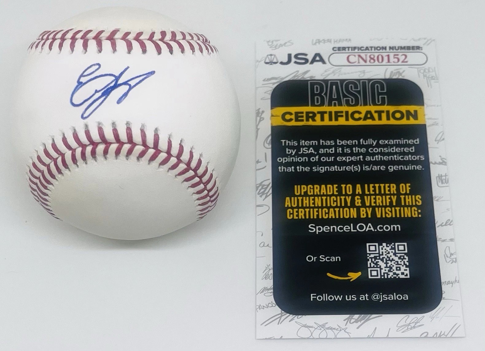 EDWARD FLORENTINO SIGNED RAWLINGS MAJOR LEAGUE BASEBALL PITTSBURGH PIRATES JSA