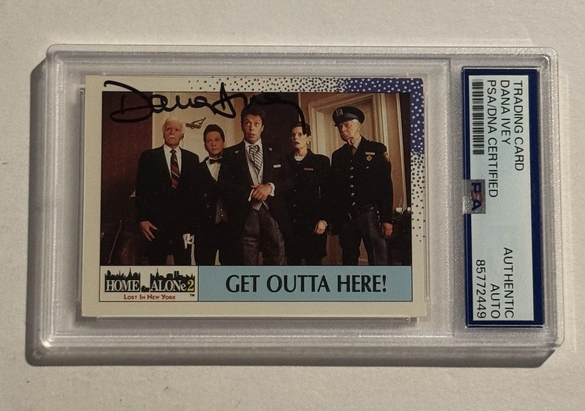 DANA IVEY SIGNED AUTO 1992 Topps Home Alone 2 Card #25 Movie Actress PSA