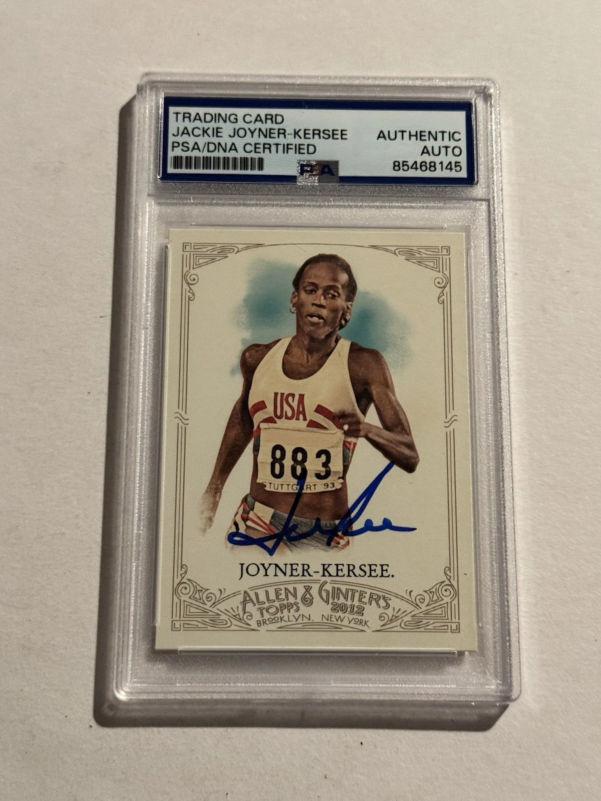 Jackie Joyner-Kersee SIGNED AUTO Topps Allen & Ginter RC ROOKIE PSA/DNA