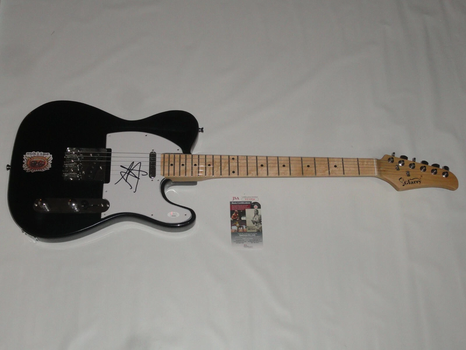 ERIC WILSON SIGNED BLACK ELECTRIC GUITAR SUBLIME RARE JSA COA