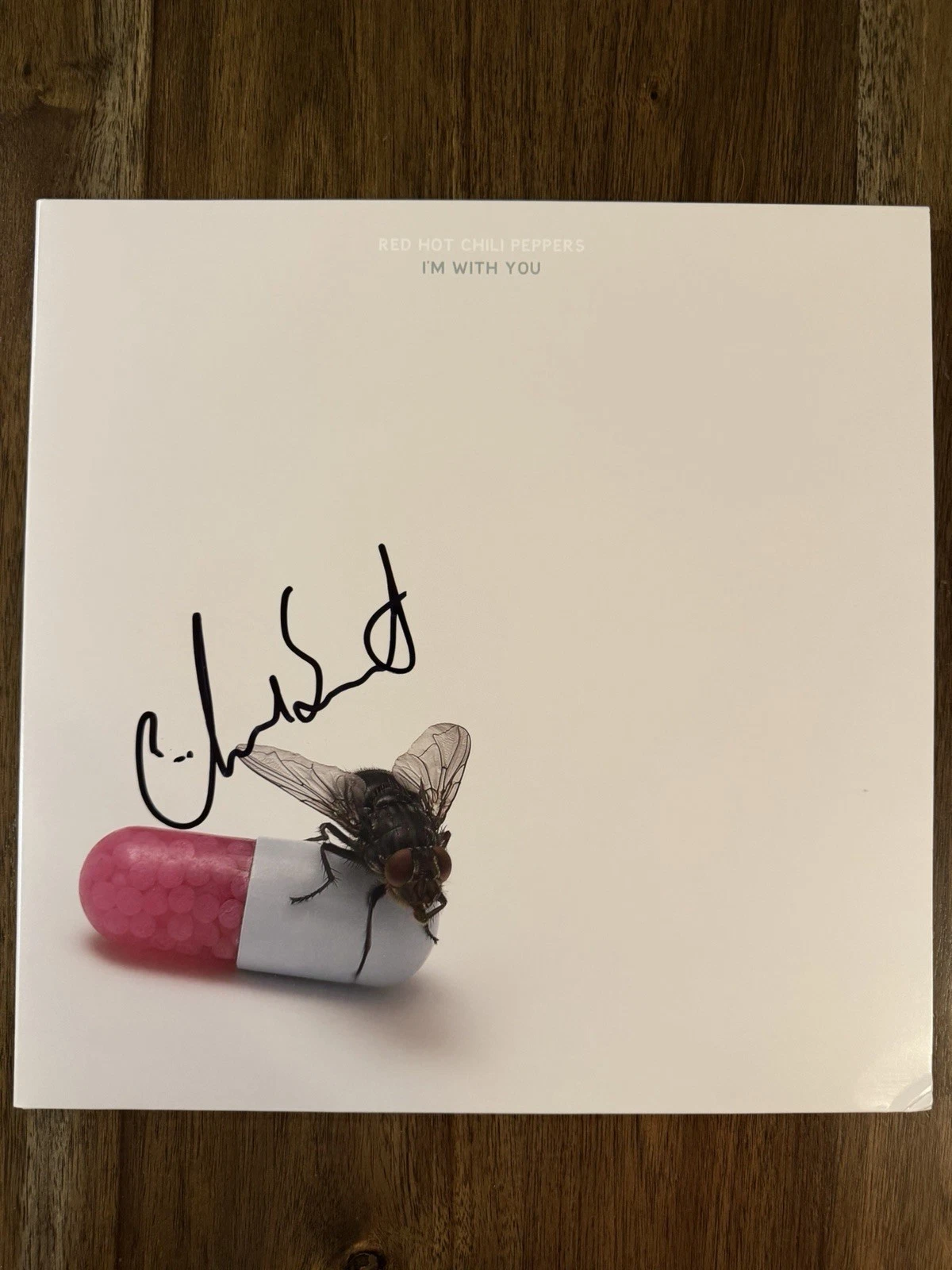 Chad Smith ‘Red Hot Chili Peppers’ Signed Vinyl Album ‘I’m With You’ Beckett