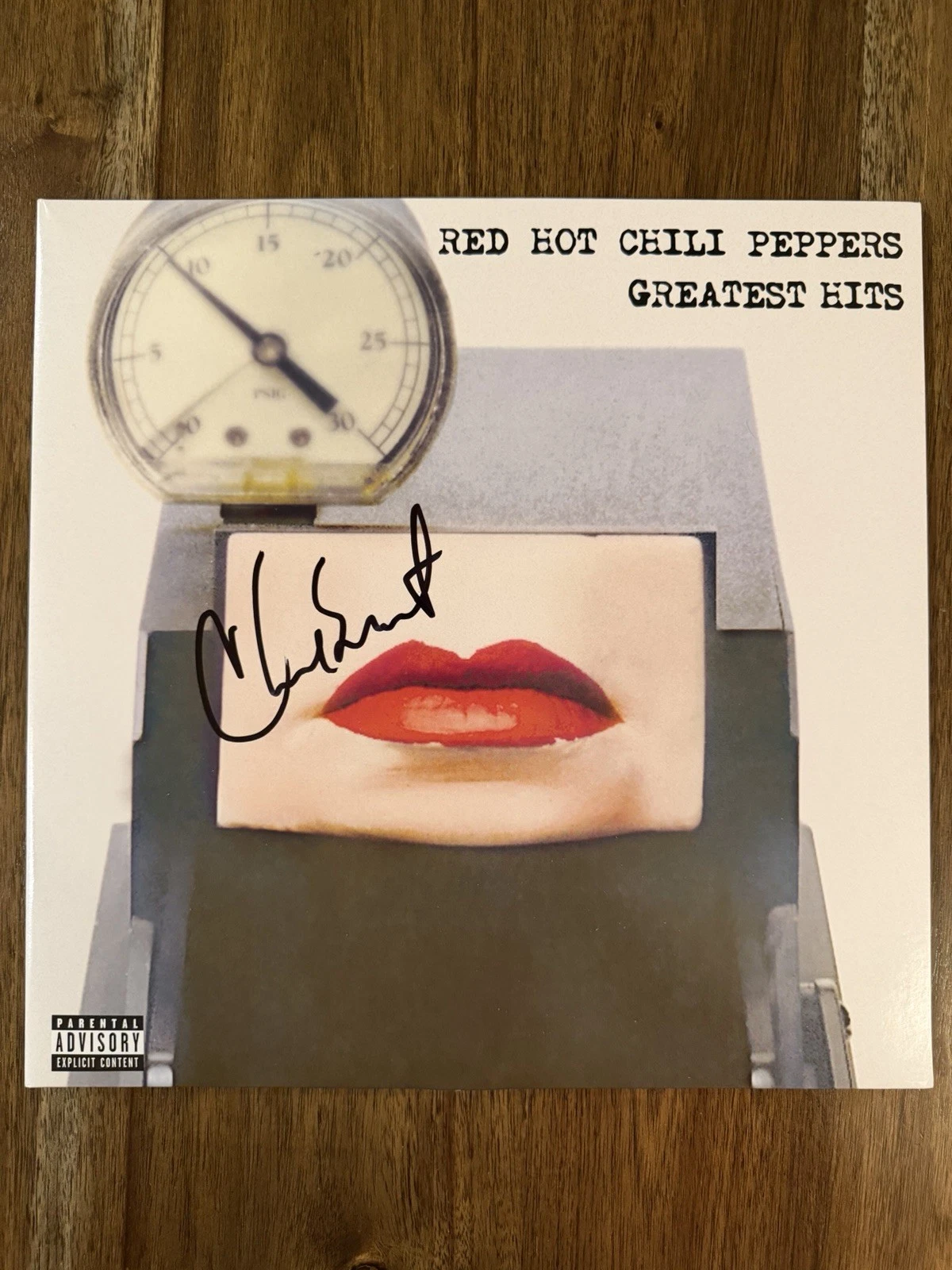 Chad Smith ‘Red Hot Chili Peppers’ Signed Vinyl Album ‘Greatest Hits’ Beckett