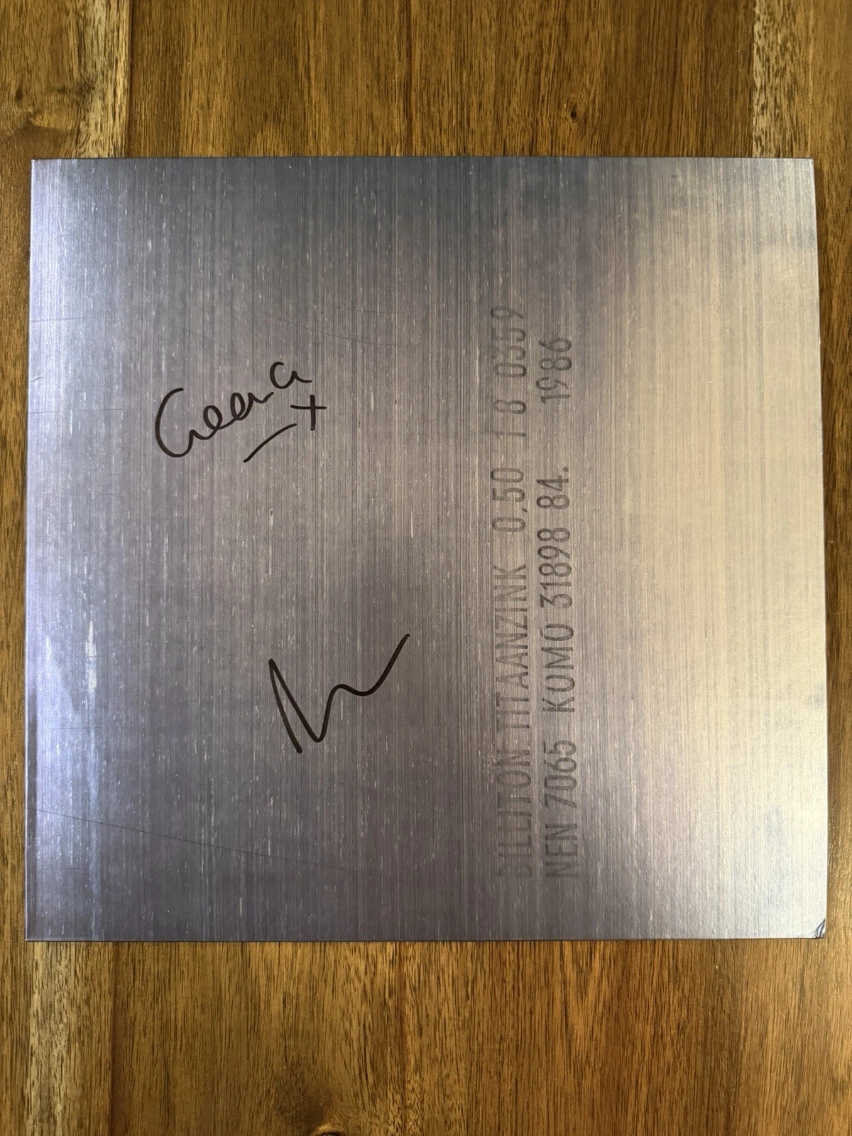 Bernard Sumner & Gillian ‘New Order’ Band Signed Vinyl Album Brotherhood Beckett
