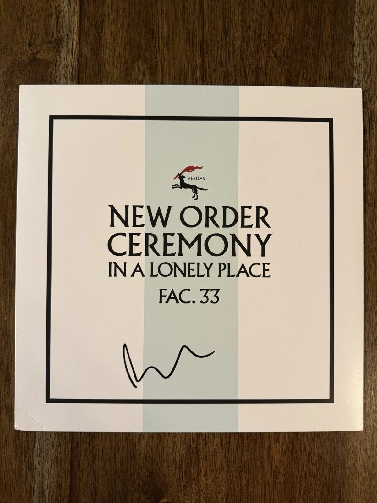 Bernard Sumner ‘New Order’ Band Signed Vinyl Album ‘Ceremony’