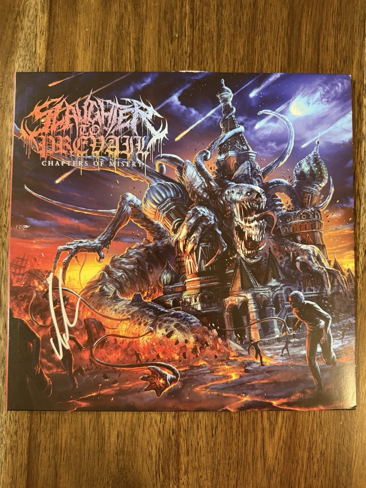 Alex Terrible ‘Slaughter To Prevail’ Signed Vinyl Album ‘Chapters Of Misery’