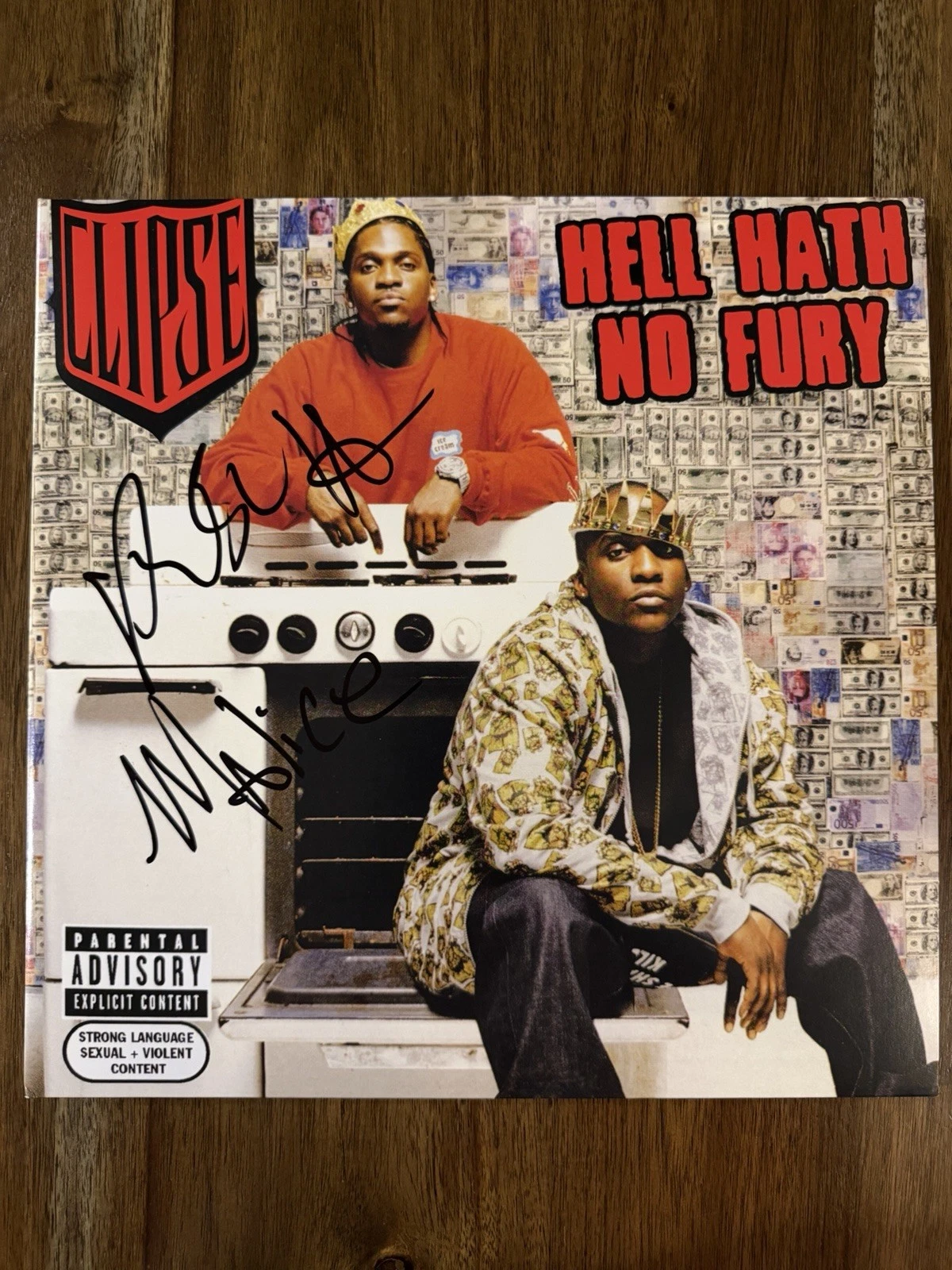 ‘Clipse’ Signed Vinyl Album ‘Hell Hath No Fury’ Pusha T & Malice Beckett