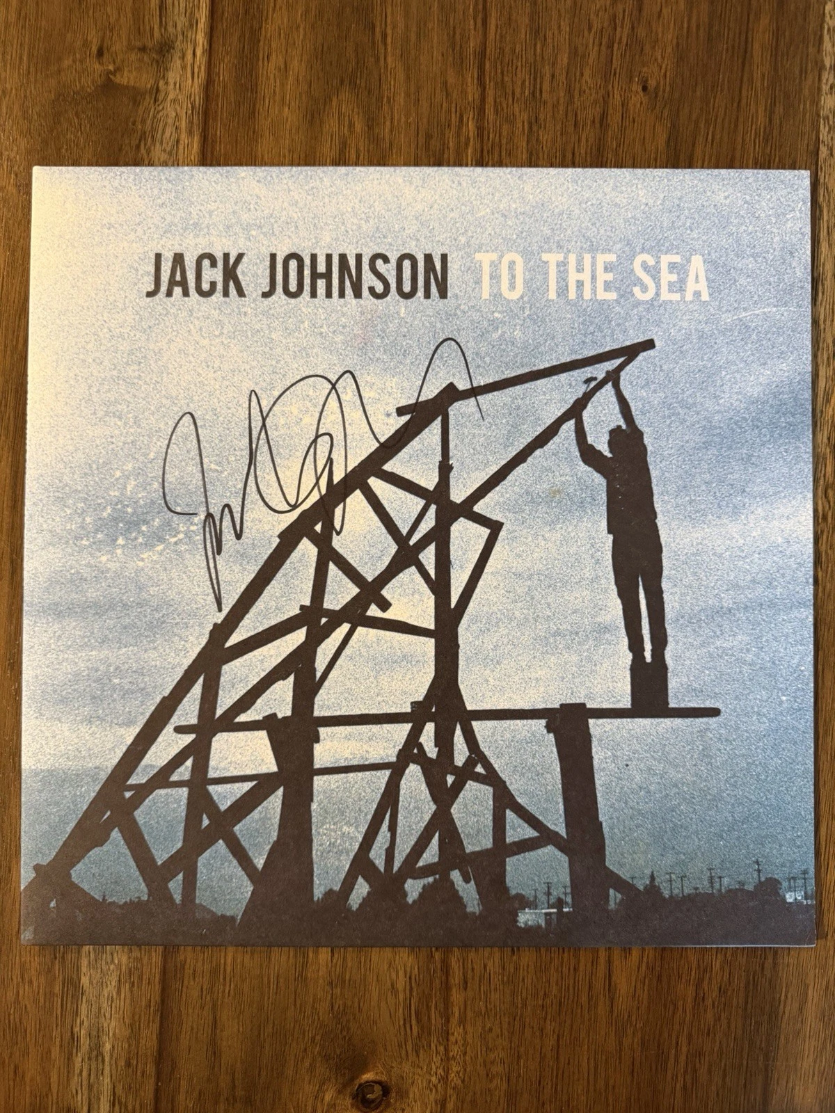 ‘Jack Johnson’ Signed Autograph Vinyl Album ‘To The Sea’ Beckett