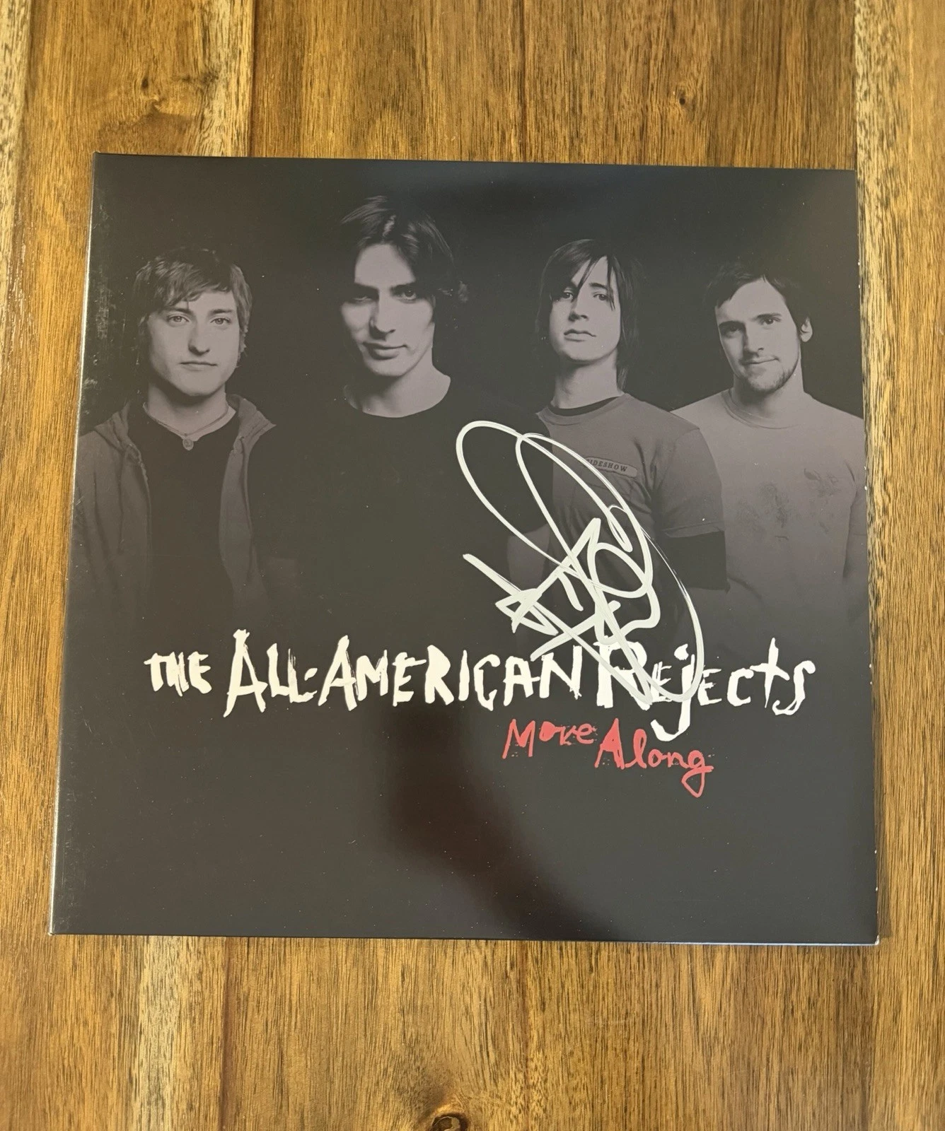 Tyson Ritter ‘All American Rejects’ Band Signed Vinyl Album ‘Move Along’ Beckett