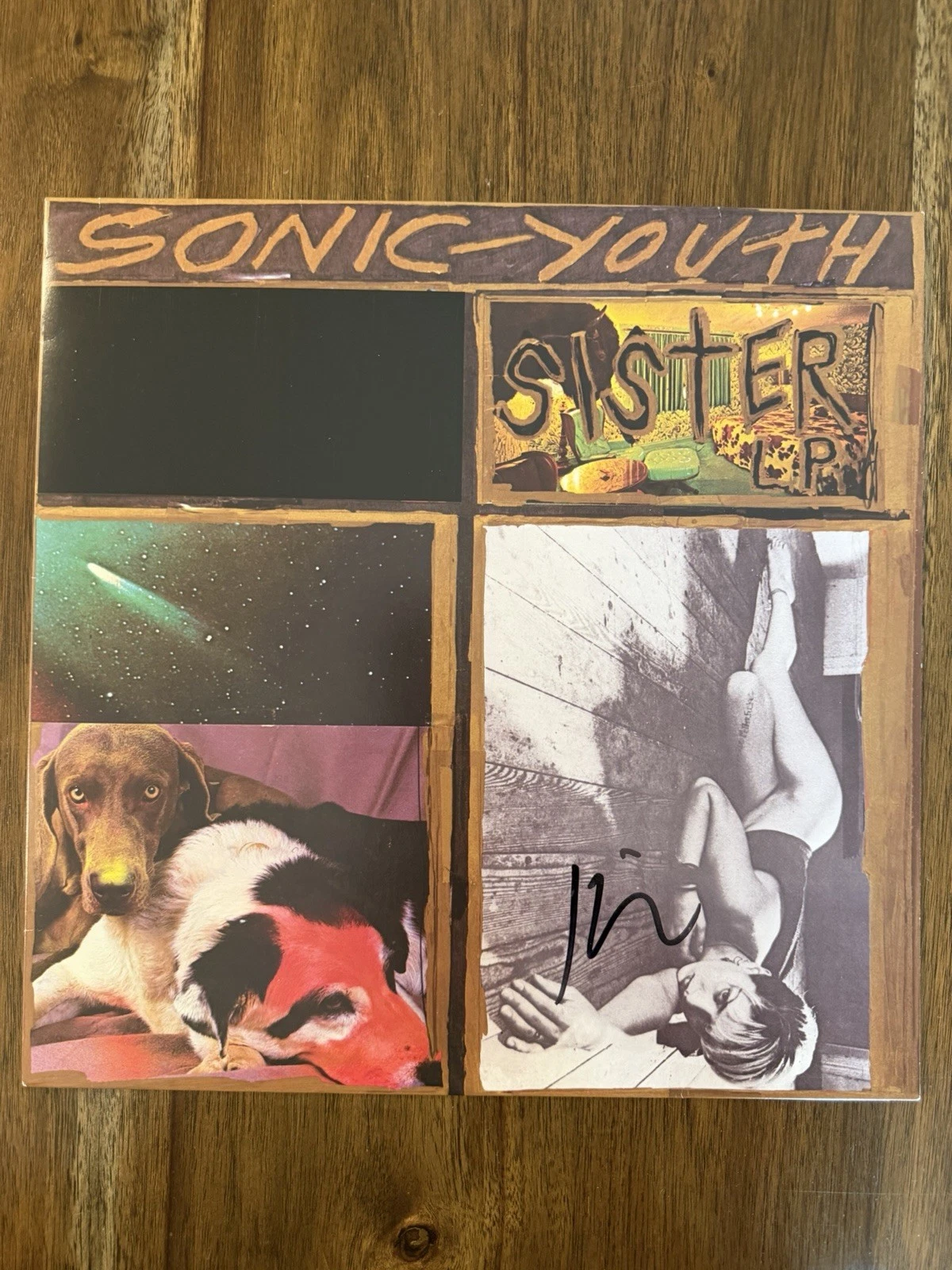 Kim Gordon ‘Sonic Youth’ Signed Vinyl Album ‘Sister’ Beckett