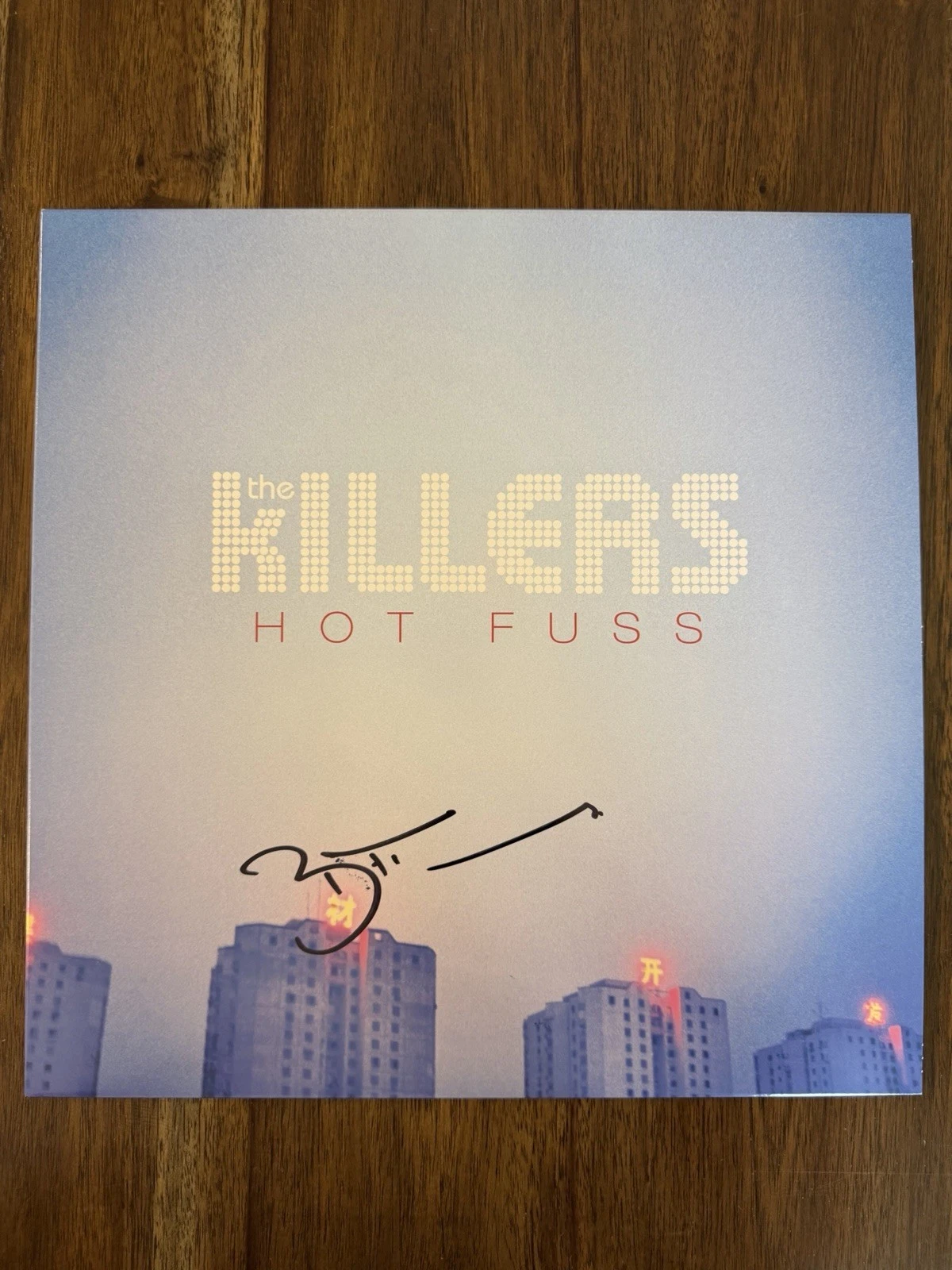 Brandon Flowers ‘The Killers’ Band Signed Vinyl Album ‘Hot Fuss’ Beckett