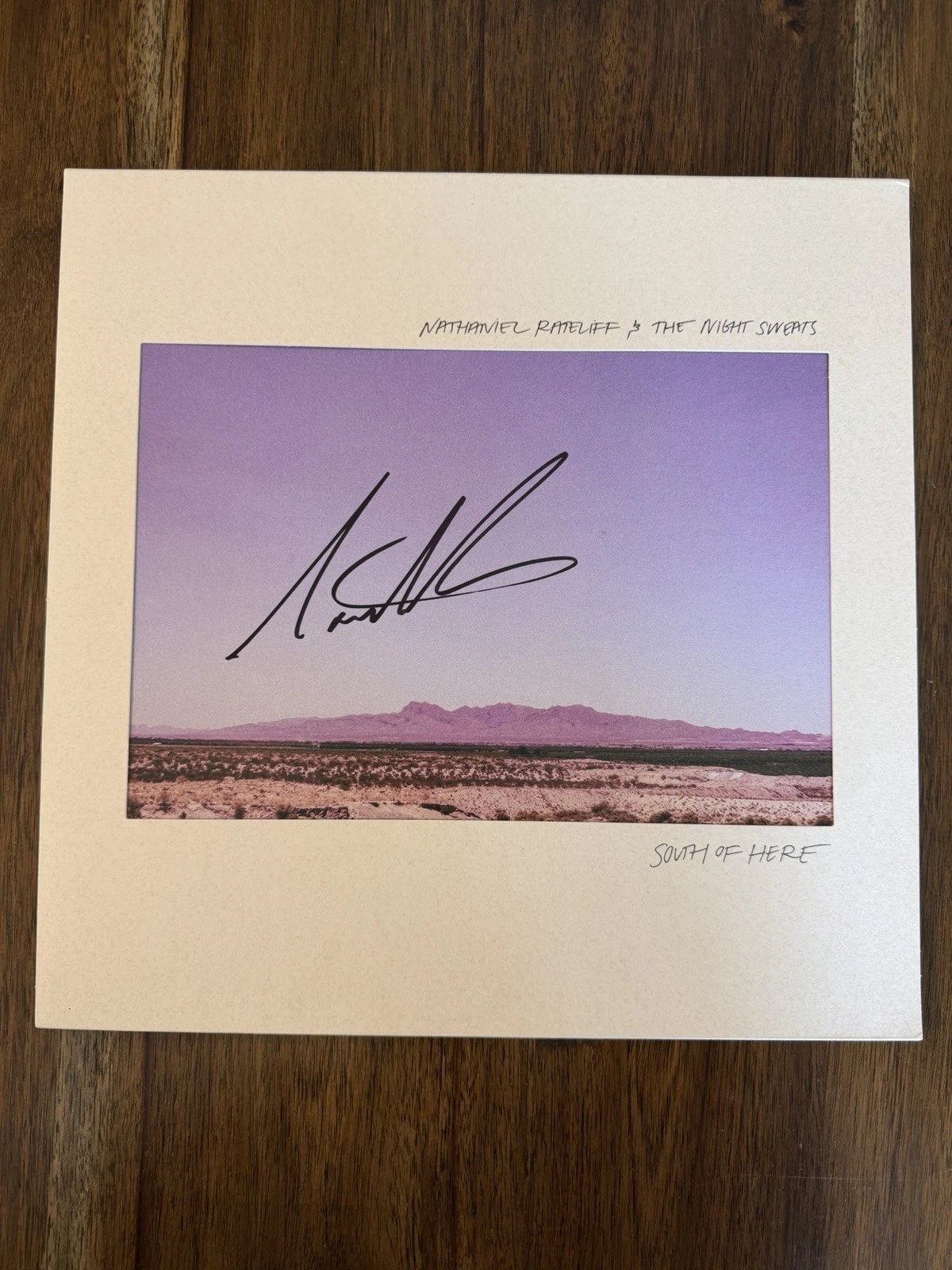 ‘Nathaniel Rateliff & The Night Sweats’ Signed Vinyl Album South Of Here Beckett