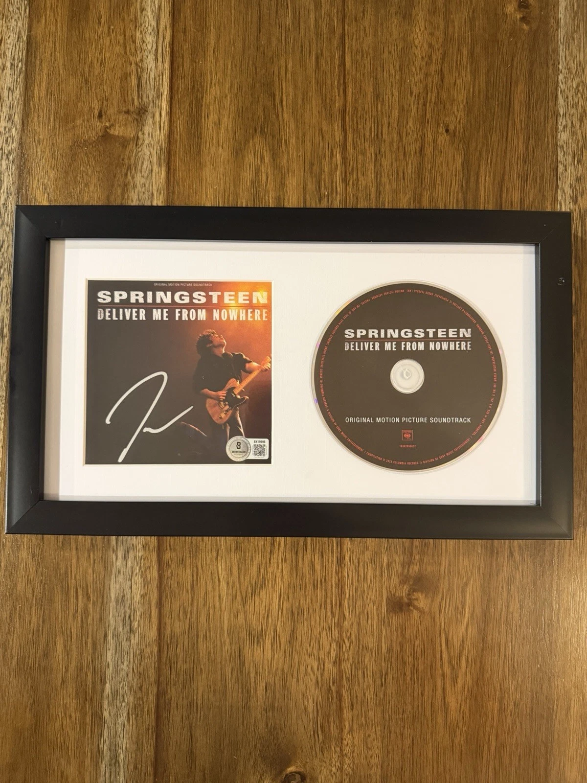 Jeremy Allen White ‘Springsteen’ Movie Soundtrack Signed Framed CD Beckett