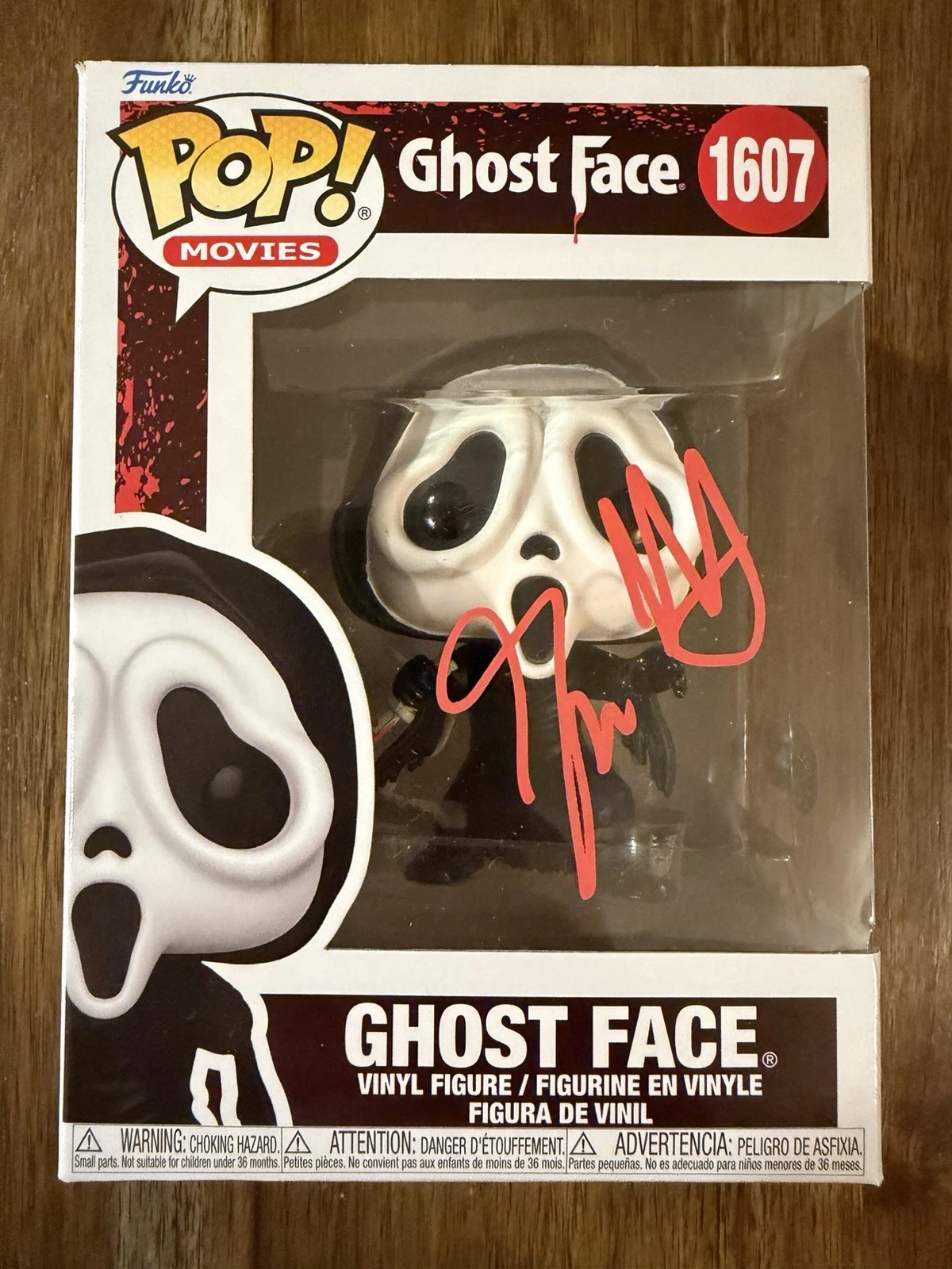 Isabel May ‘Scream 7’ Signed Funko Pop Ghost Face Beckett Autograph Tatum Evans