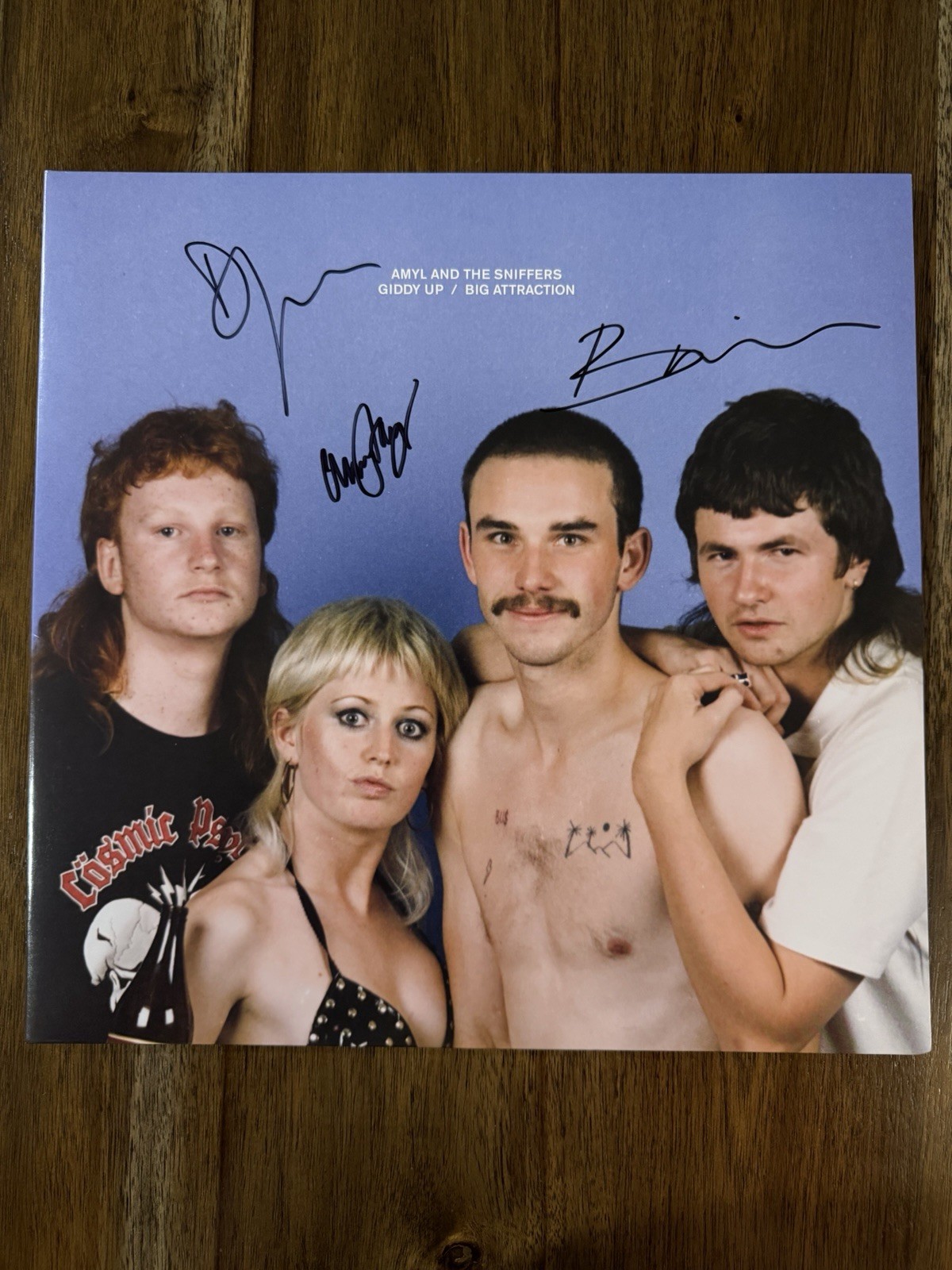 ‘Amyl and The Sniffers’ Band Signed Vinyl Album ‘Self Titled’ Amy Taylor +2