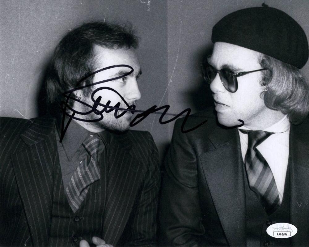 Bernie Taupin Signed Autograph 8x10 Photo - Elton John 's Lyricist w/ JSA COA