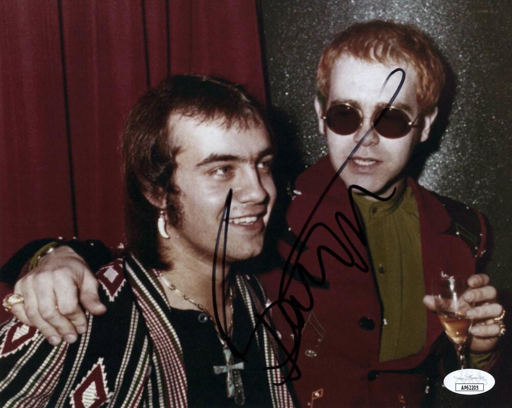 Bernie Taupin Signed Autograph 8x10 Photo - Lyricist for Elton John - JSA COA