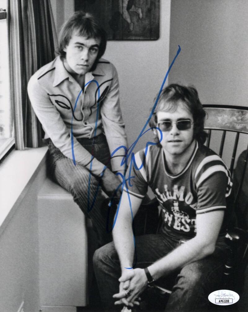 Bernie Taupin Signed Autograph 8x10 Photo - Elton John 's Lyricist w/ JSA
