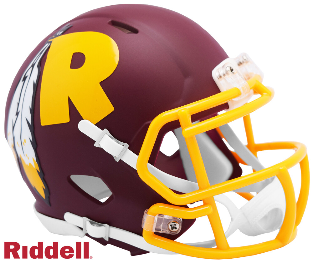 Washington Redskins AMP Speed Mini Helmet Riddell New In Box 10105