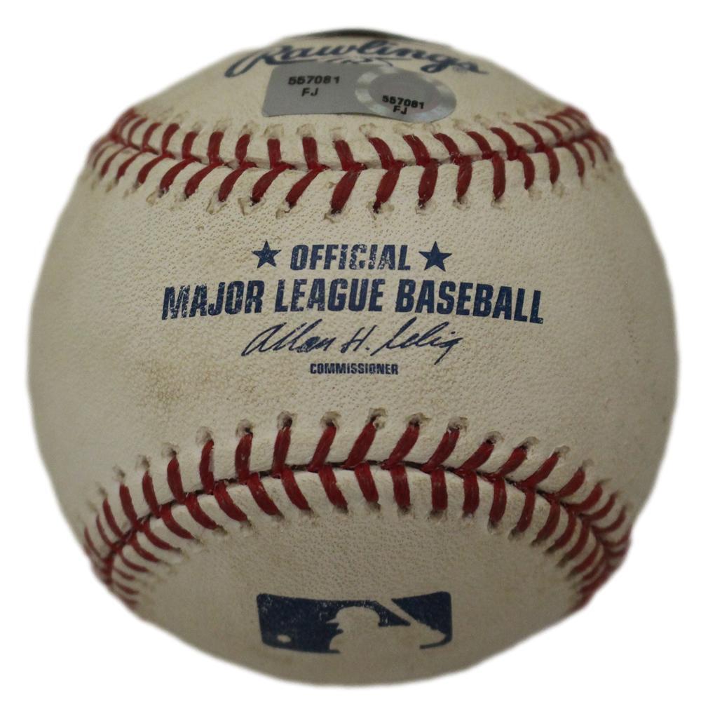 Chicago Cubs Game Used OML Baseball May 2011 Matt Garza Win 33816