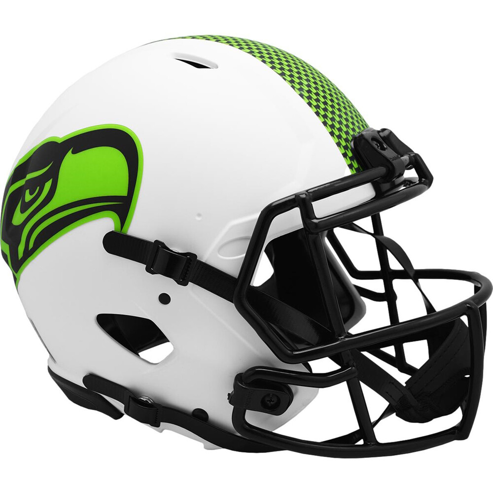Seattle Seahawks Full Size Authentic Lunar Speed Helmet New In Box 28784