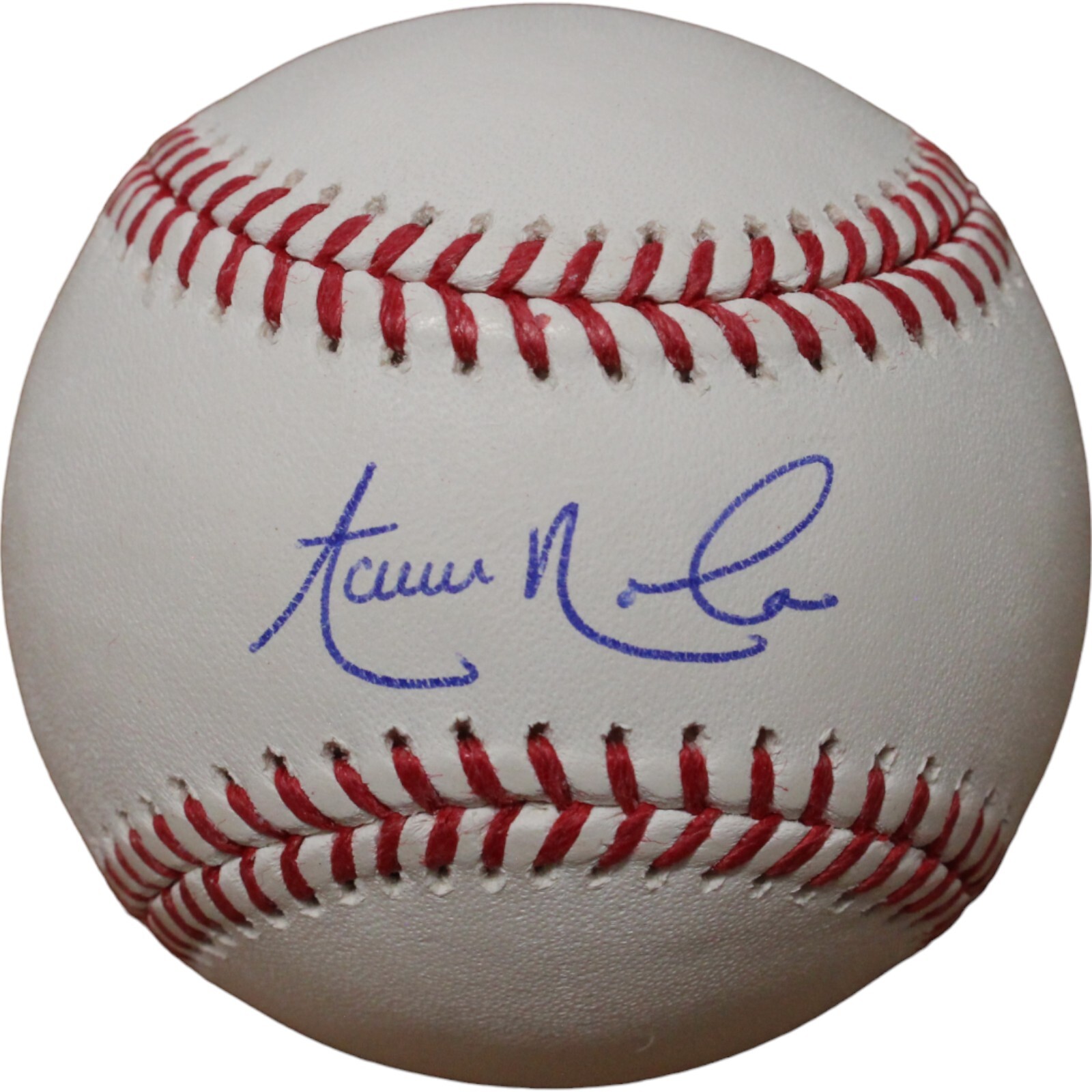 Aaron Nola Autographed Philadelphia Phillies OML Baseball FAN 46630