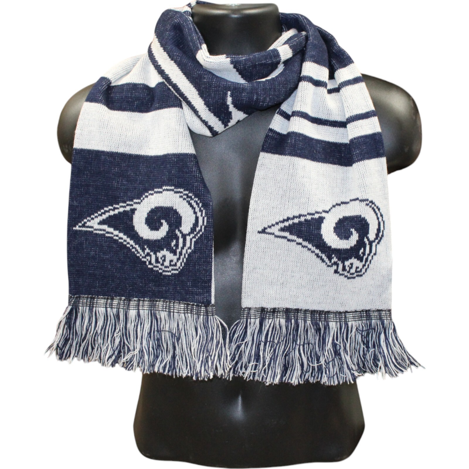 Los Angeles Rams Knit Scarf Winter Neck New Reversible Unisex Big Logo 17161
