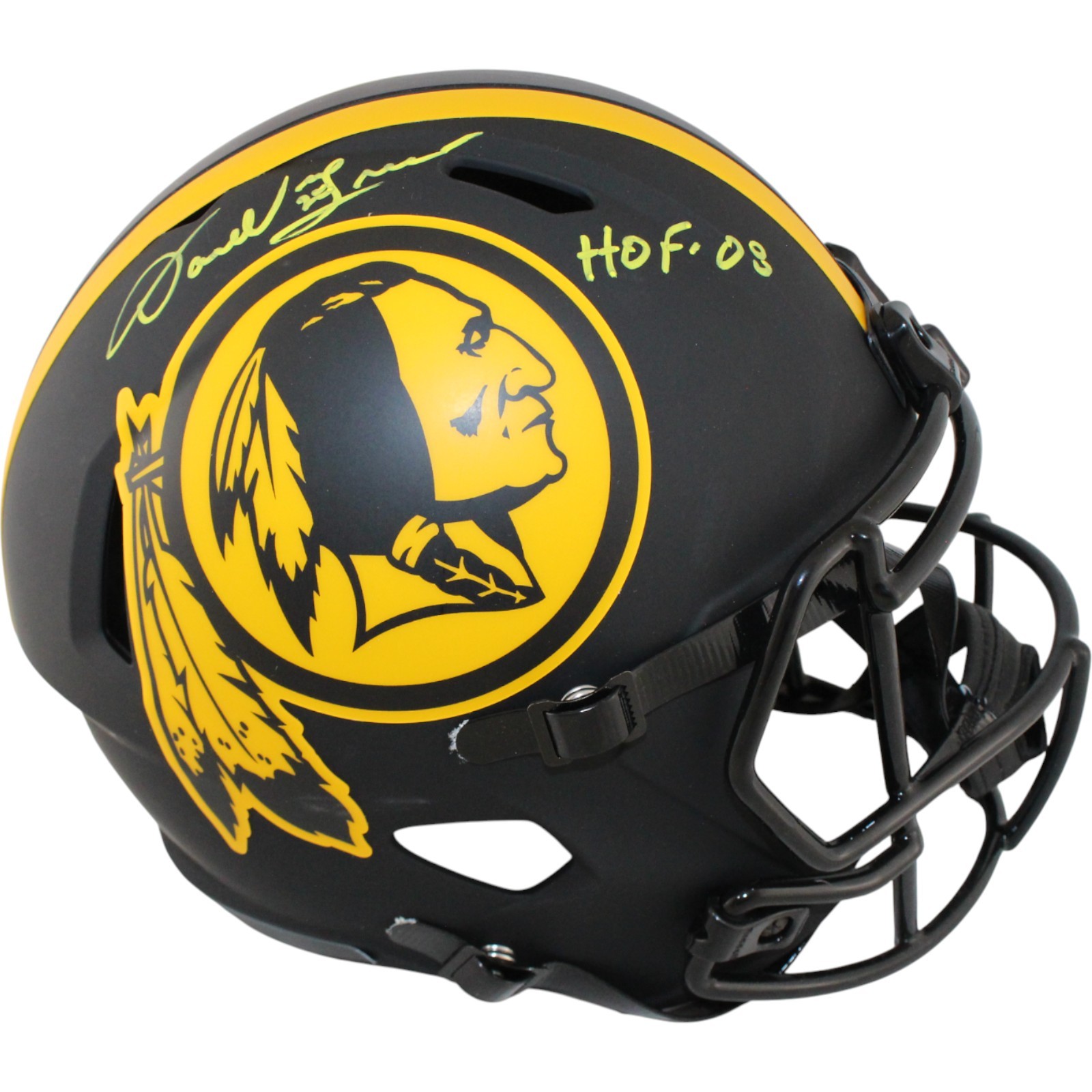 Darrell Green Signed Washington Redskins F/S Eclipse Helmet HOF Beckett 51889